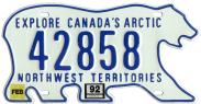 NWT License plate