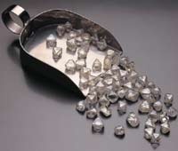 Raw diamonds