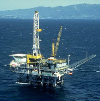 Offshore oil rig