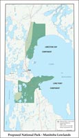 Proposed Manitoba Lowlands National Park 2004 Map