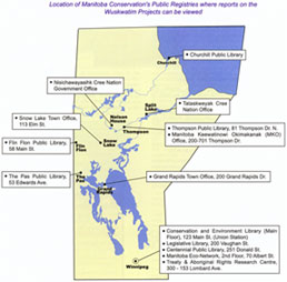 Wuskwatim Registry Map